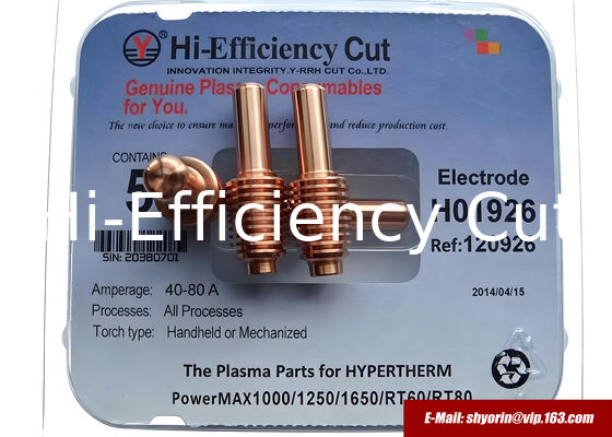 КИТАЙ 120926 electrode for HYPERTHERM Powermax 1000/1250/1650. поставщик